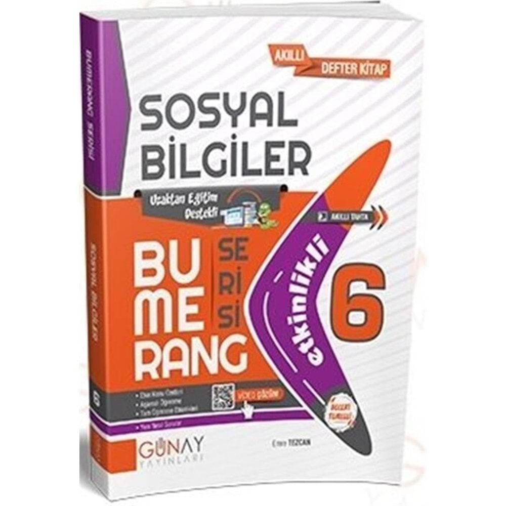 Günay 6. Sınıf Bumerang Sosyal Bilgiler Konu Anlatımlı