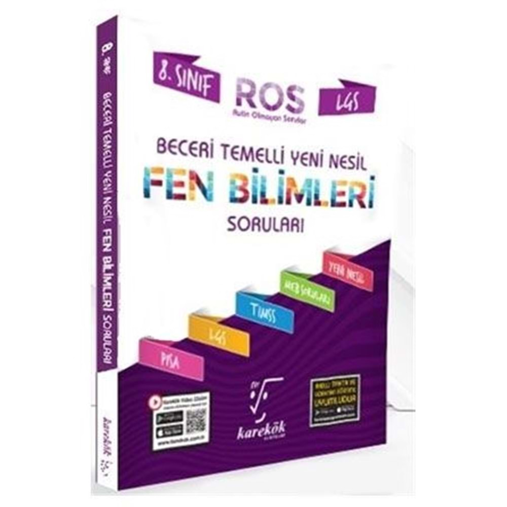 Karekök Rutin Olmayan Sorular 8. Sınıf Fen Bilimleri Soru Bankası