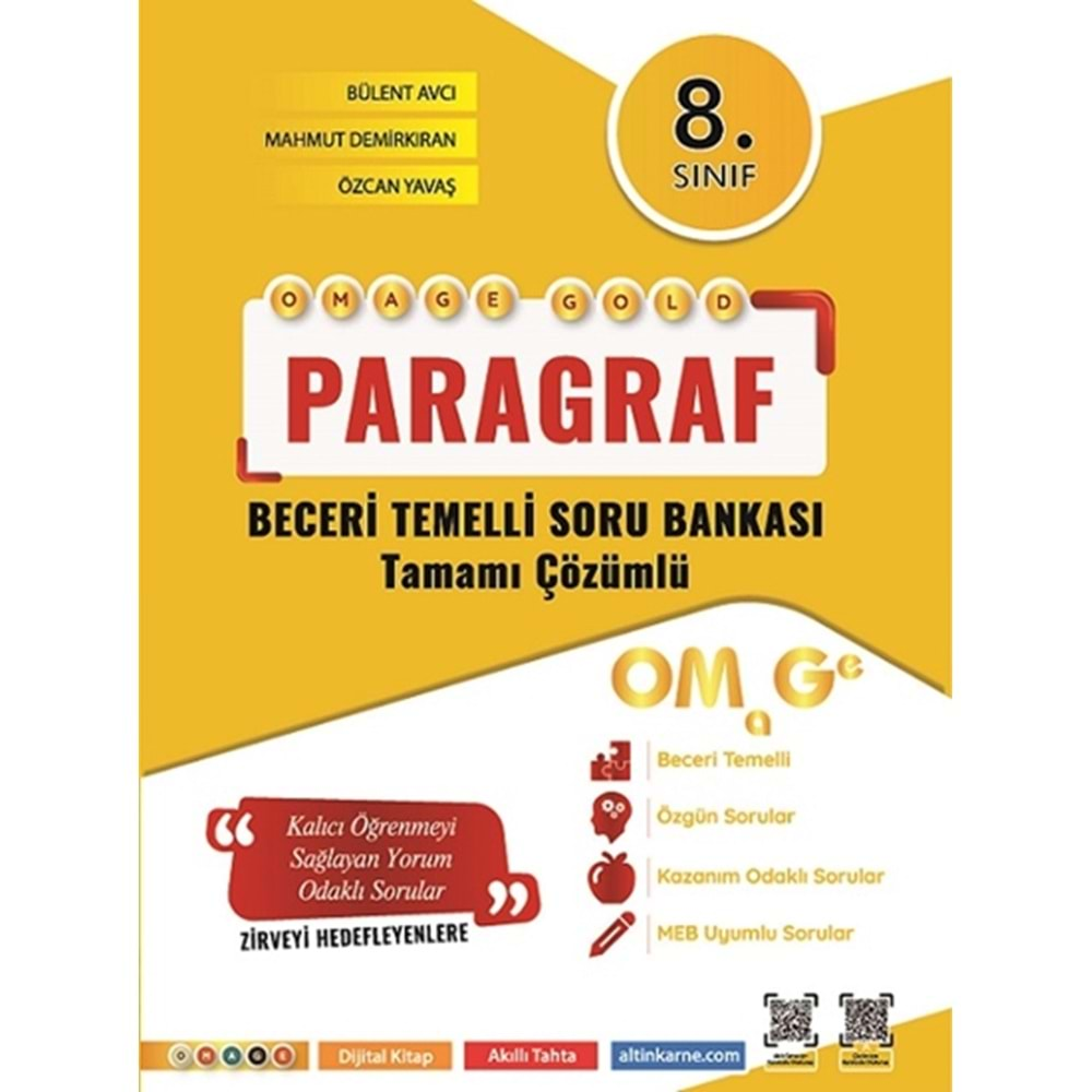 Omage 8. Sınıf LGS Paragraf