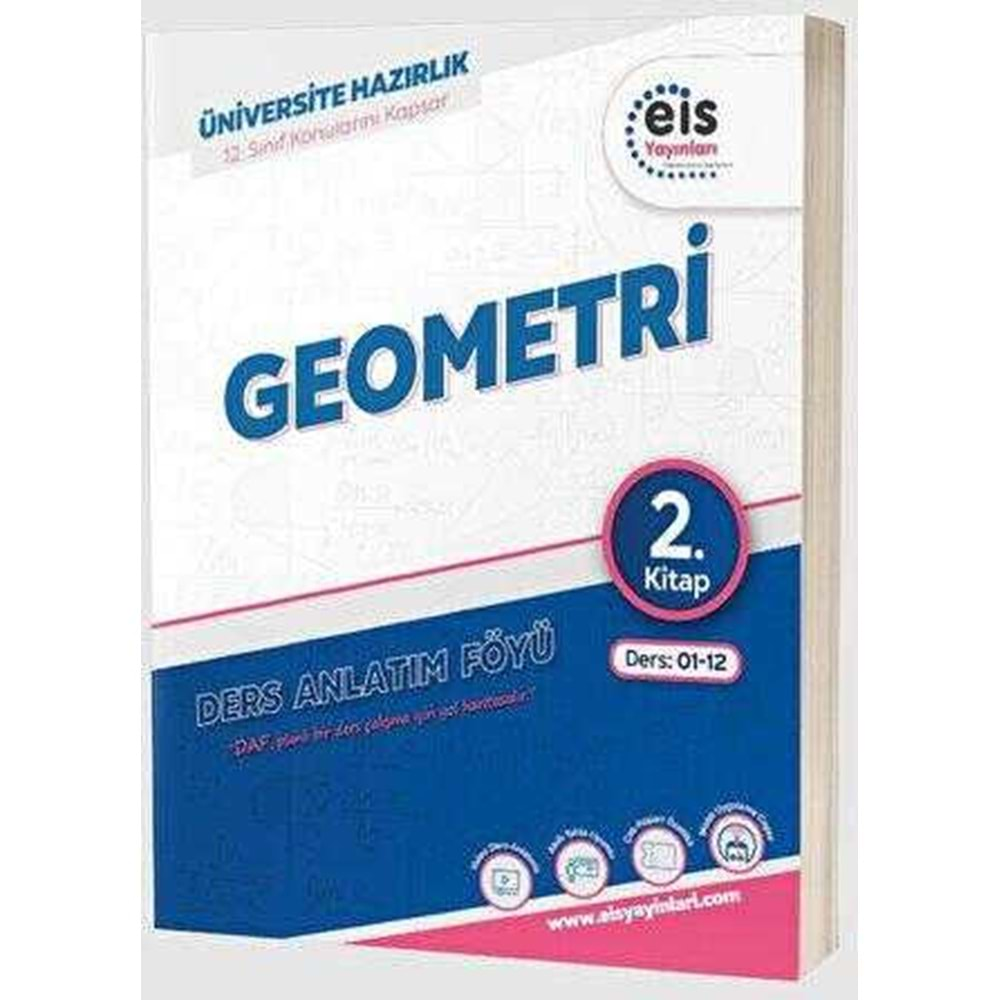 Eis Yayınları Mavi Seri TYT AYT Geometri Ders Anlatım Föyü 2. Kitap