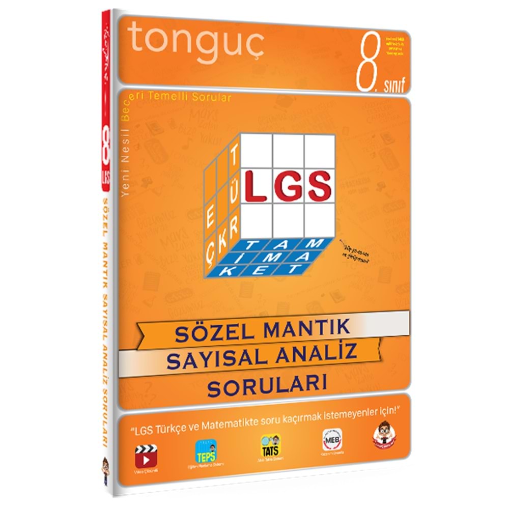 8. Sınıf LGS Sözel Mantık Sayısal Analiz Soruları