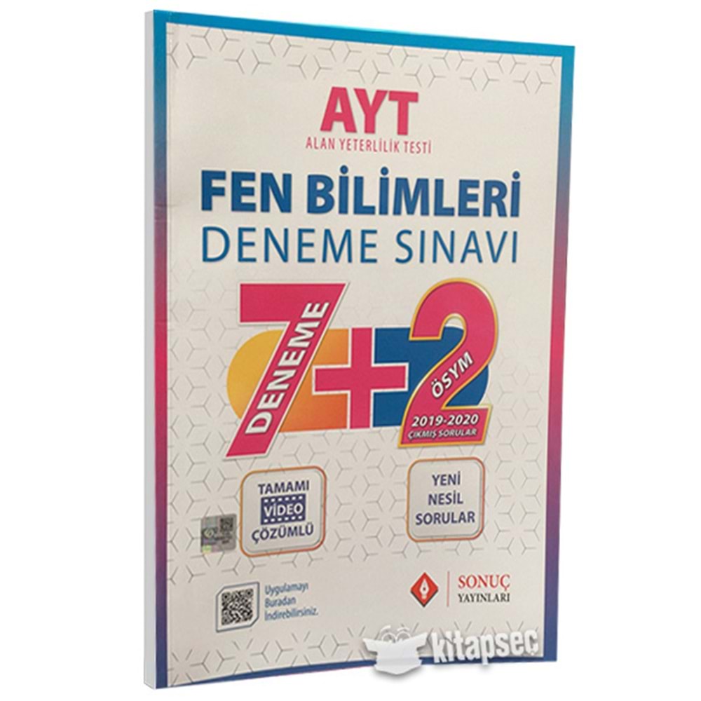 Sonuç Ayt Fen Bilimleri 7+2 Deneme