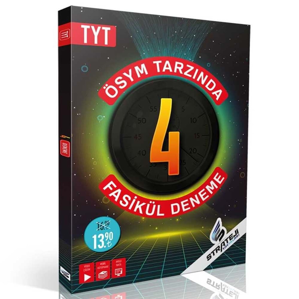 STRATEJİ TYT 4 FASİKÜL DENEME VİDEO ÇÖZÜMLÜ