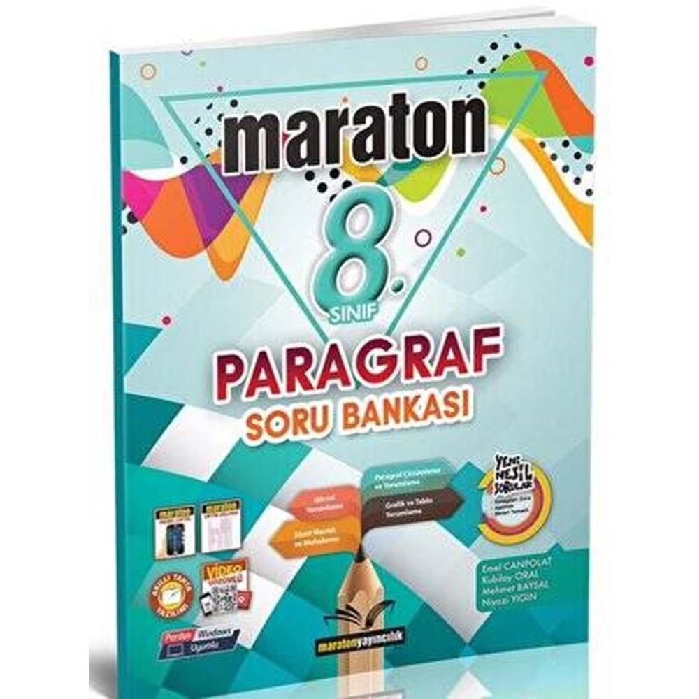 8.Sınıf Paragraf Soru Bankası Maraton Yayınları