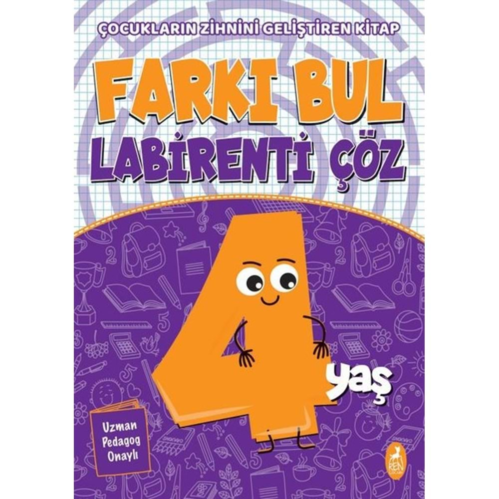 4 Yaş Farkı Bul Labirenti Çöz