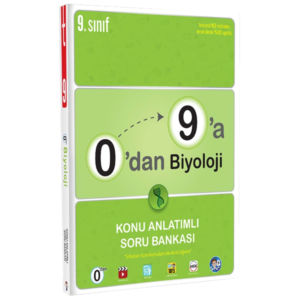 0'dan 9'a Biyoloji Konu Anlatımlı Soru Bankası