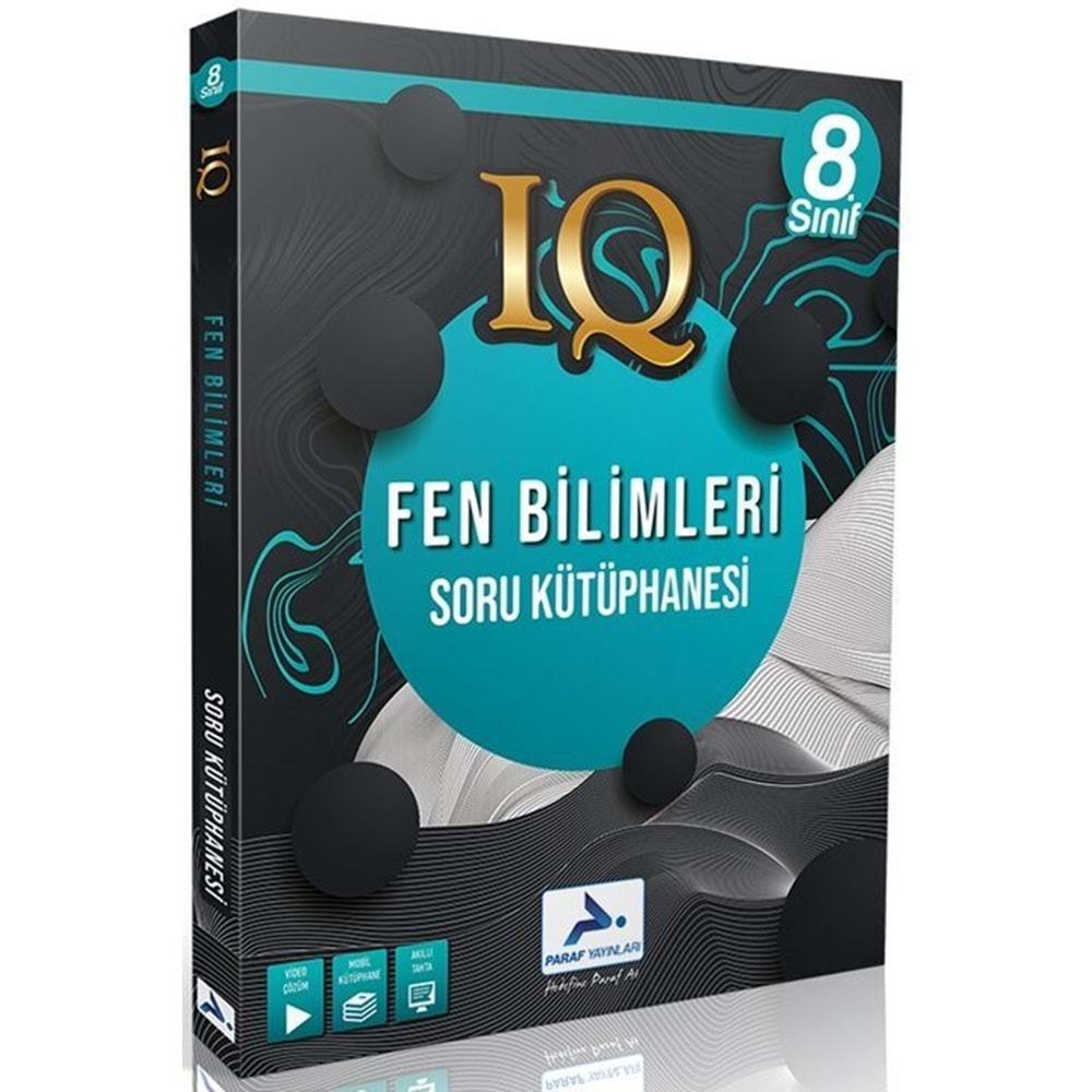 Paraf 8. Sınıf IQ LGS Soru Kütüphanesi Fen Bilimleri