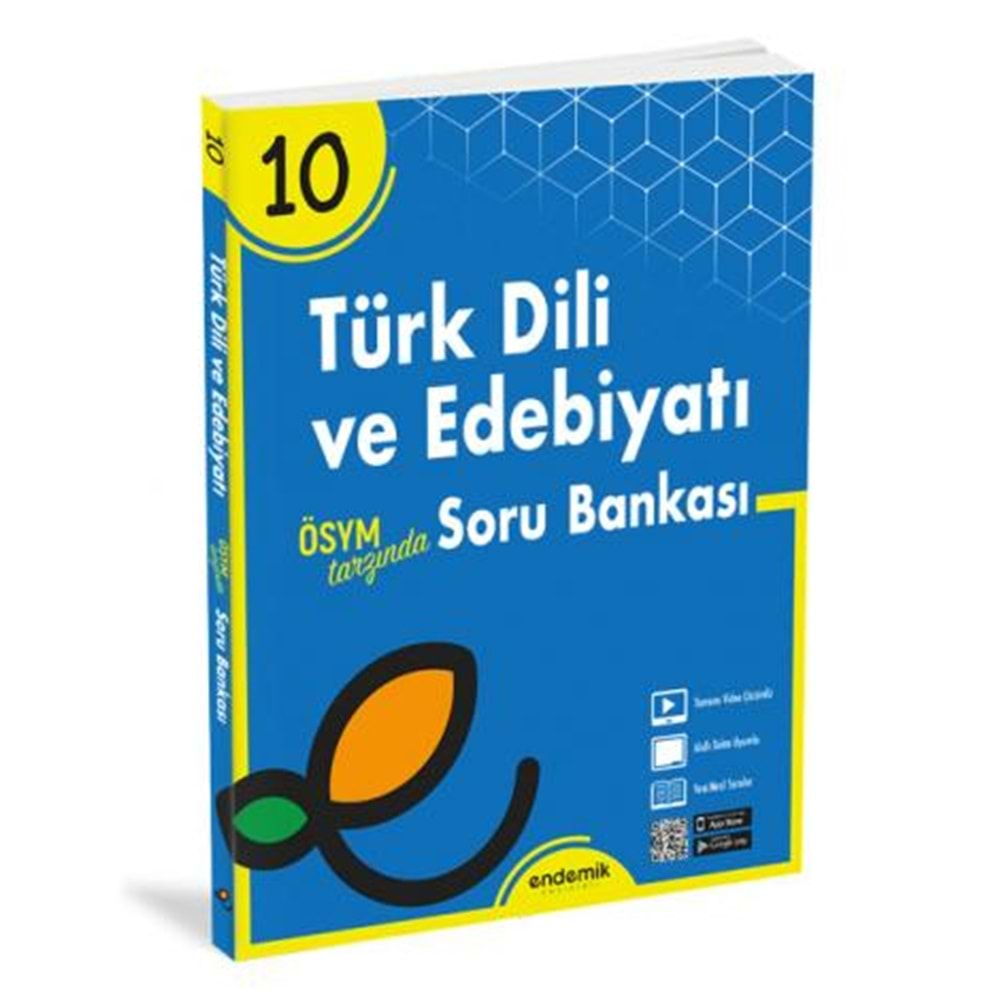 Endemik 10. Sınıf Türk Dili ve Edebiyatı Soru Bankası