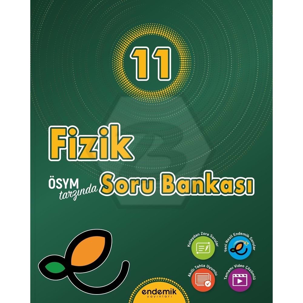 Endemik 11.Sınıf Fizik Soru Bankası - 2024