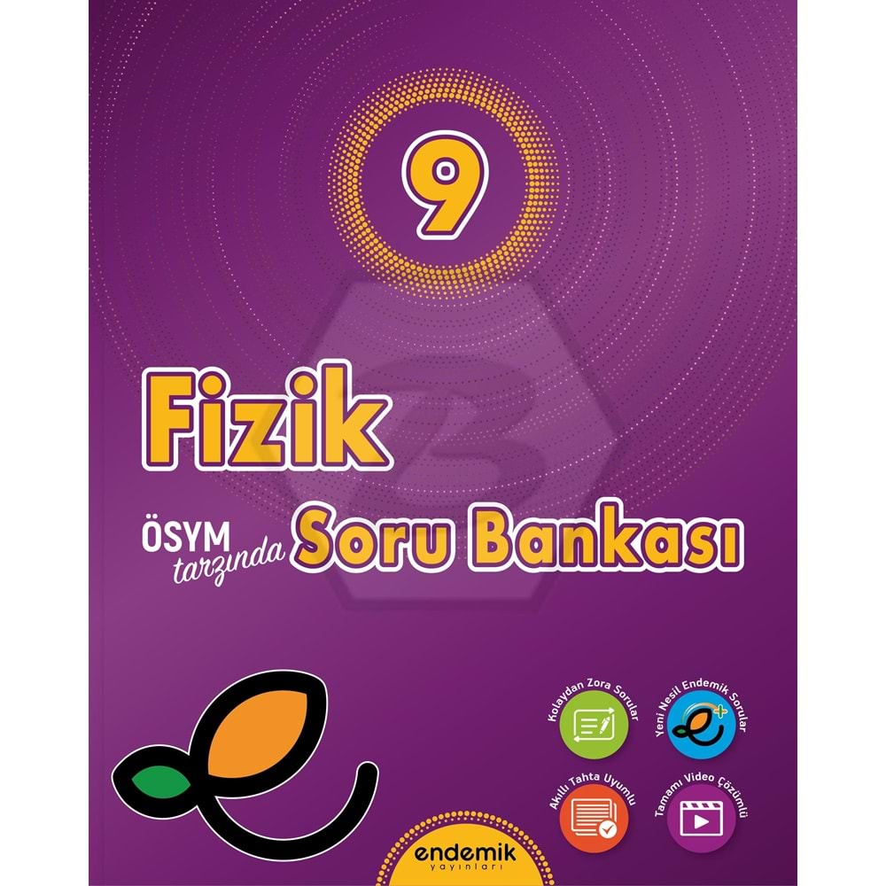 Endemik 9.Sınıf Fizik Soru Bankası - 2024