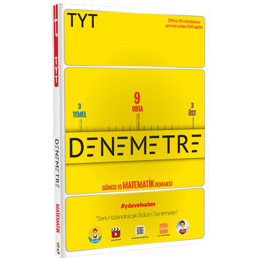 Tonguç Denemetre TYT Matematik 9 deneme