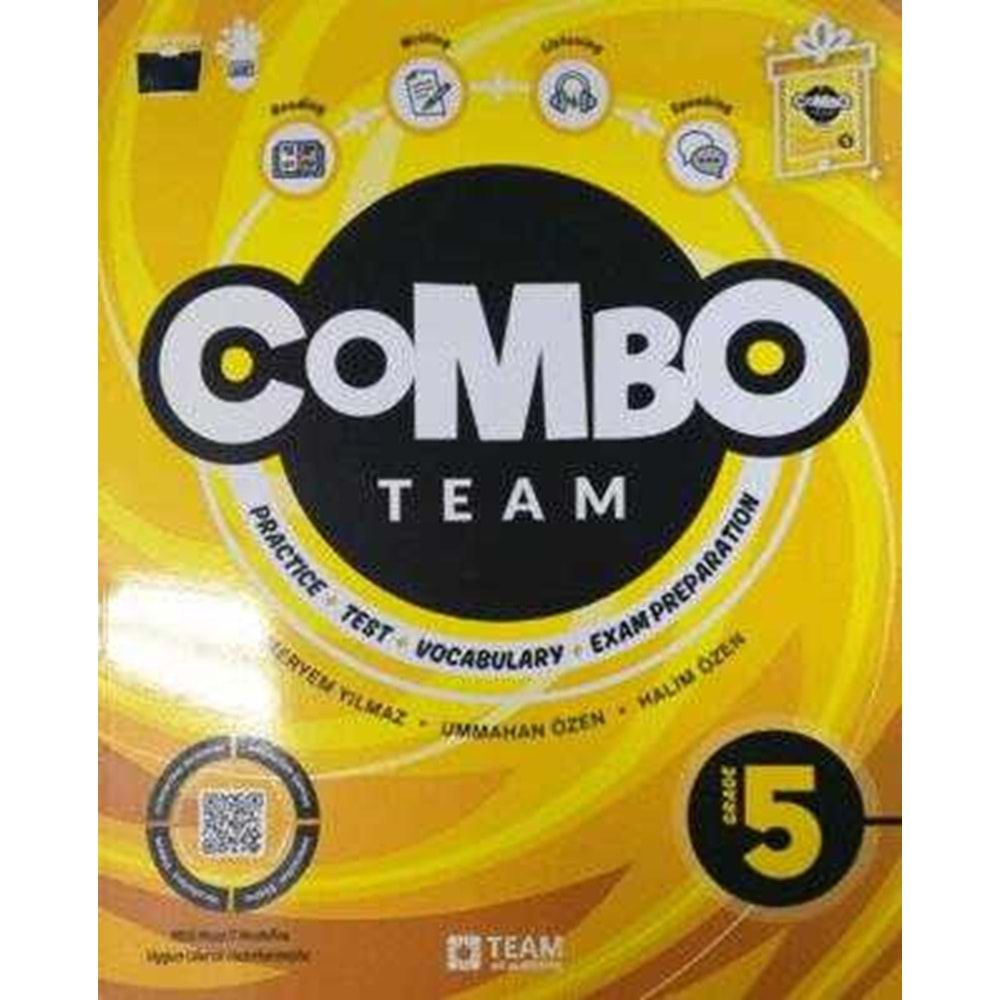 5.SINIF COMBO TEAM (PRACTICE + TEST + VOCABULARY + EXAM PREPARATION)
