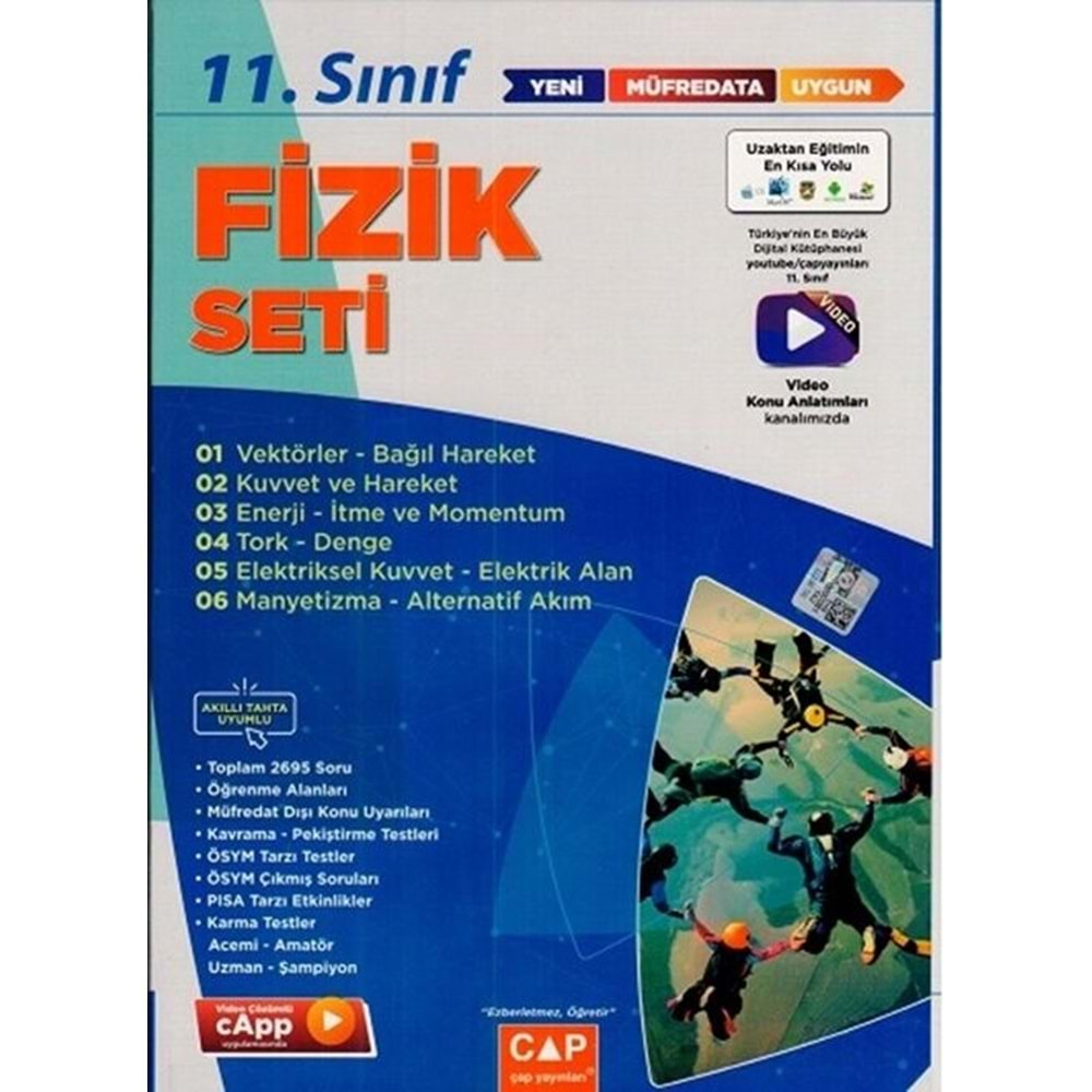 Çap Yayınları 11. Sınıf Fizik Seti