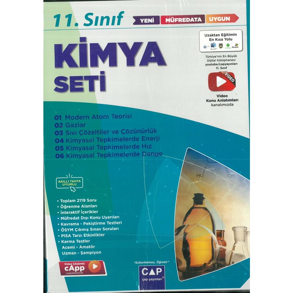 Çap 11. Sınıf Kimya Fasikül Seti