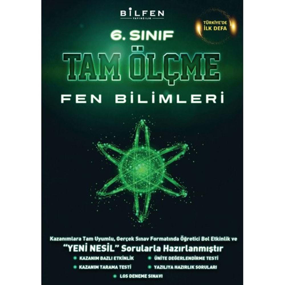 Bilfen Tam Ölçme 6. Sınıf Fen Bilimleri Etkinlikli Soru Bankası