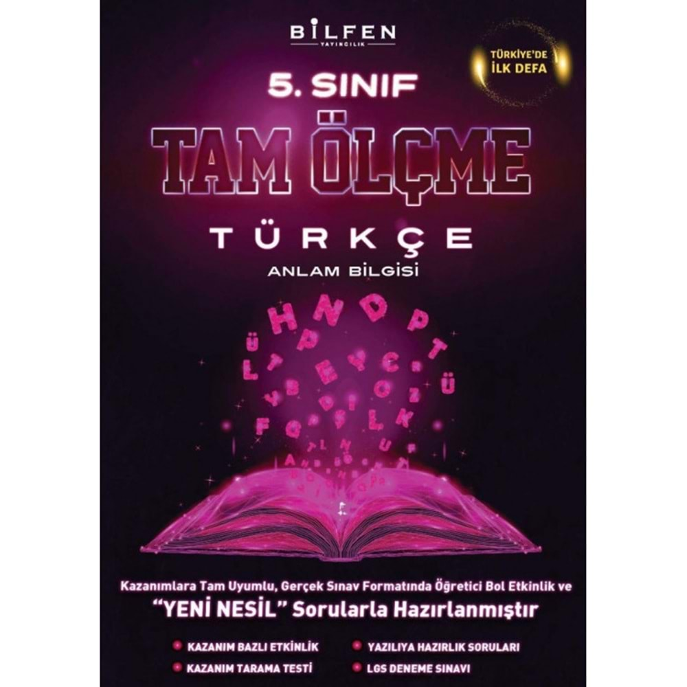 BİLFEN TAM ÖLÇME 5. SINIF TÜRKÇE