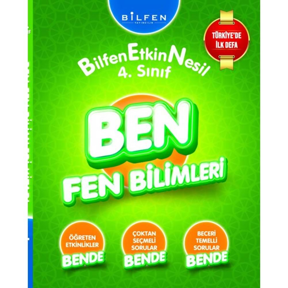 BİLFEN 4. SINIF FEN BİLİMLERİ BEN SERİSİ SORU BANKASI