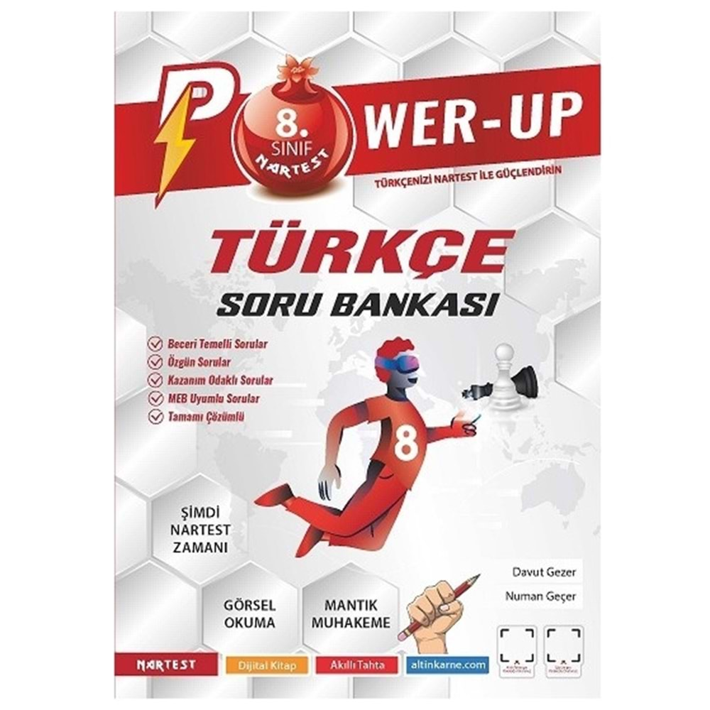 NarTest Power-Up 8. Sınıf Türkçe Soru Bankası