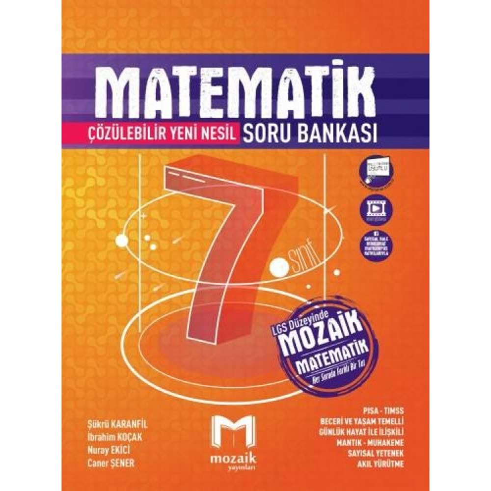 Mozaik 7. Sınıf Matematik Soru bankası