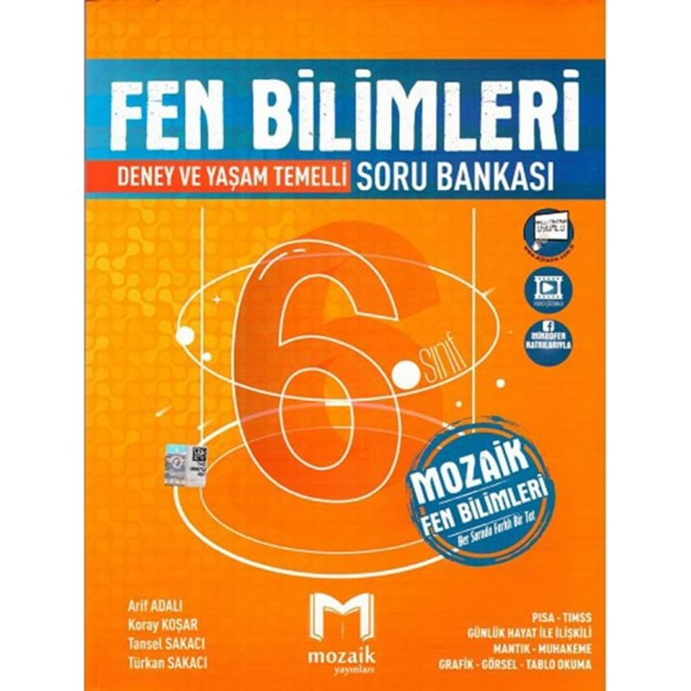 Mozaik 6. Sınıf Fen Bilimleri Soru Bankası