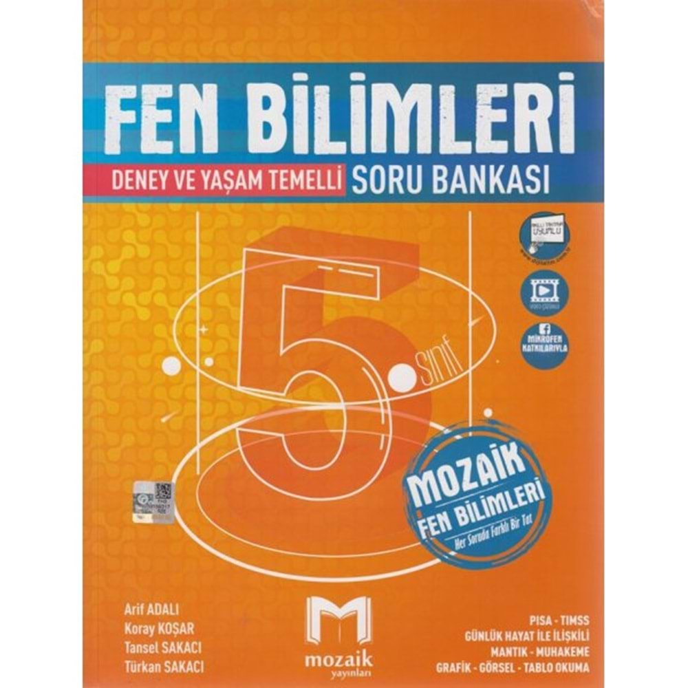 MOZAİK 5. SINIF SORU BANKASI FEN BİLİMLERİ