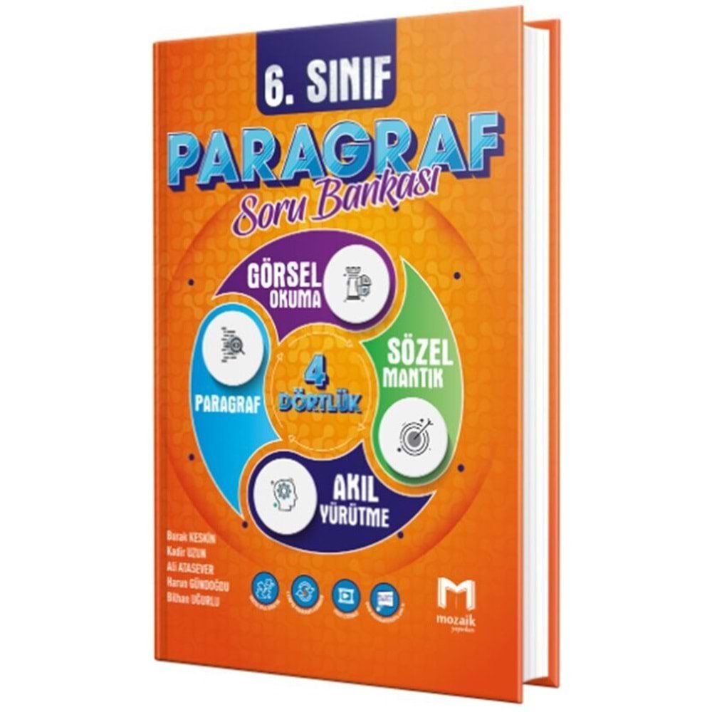 Mozaik Yayınları 6. Sınıf Paragraf Soru Bankası