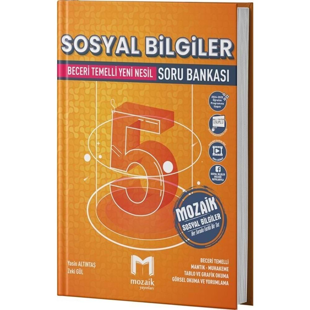 Mozaik Yayınları 5. Sınıf Sosyal Bilgiler Soru bankası