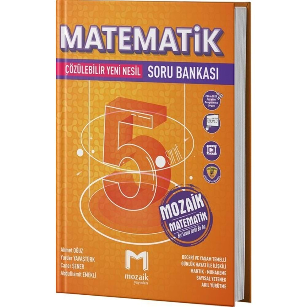 Mozaik Yayınları 5. Sınıf Matematik Soru bankası