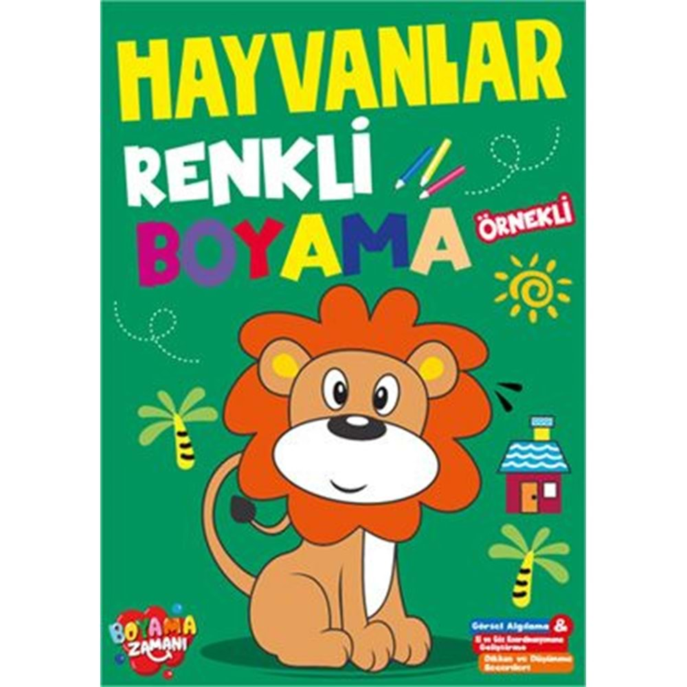 İlk Boyamalarım - Renkli Boyama - Sevimli Hayvanlar