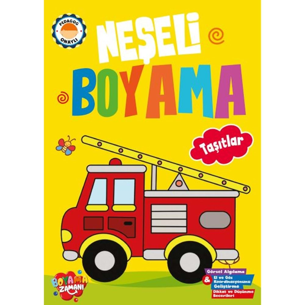 Neşeli Boyama Taşıtlar