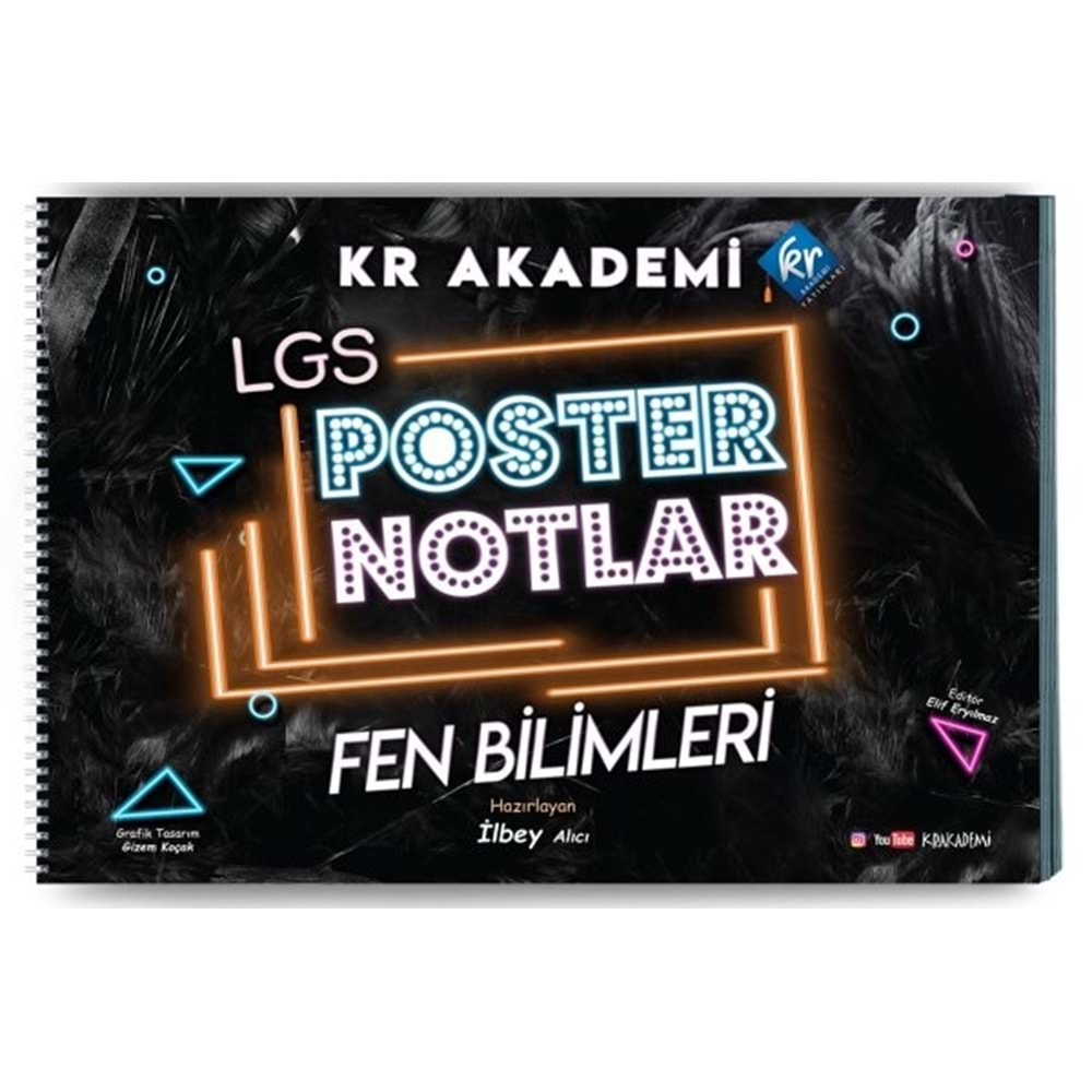 LGS 8. Sınıf Fen Bilimleri Poster Notları