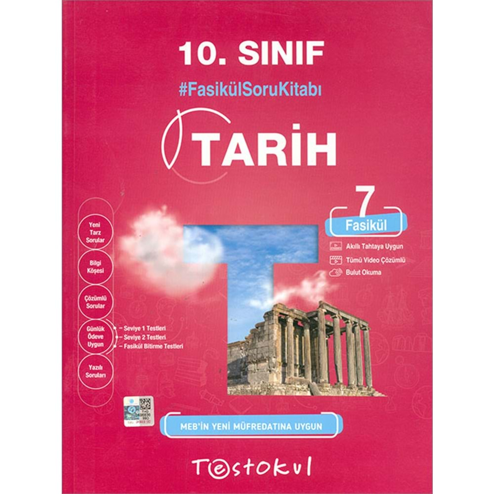 Testokul 10.Snf. Tarih Fasikül Soru Kitabı / Tarih (7 Fasikül)