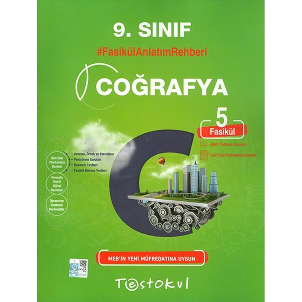 Testokul9.Snf. Fasikül Anlatım Rehberi / Coğrafya (5 Fasikül)