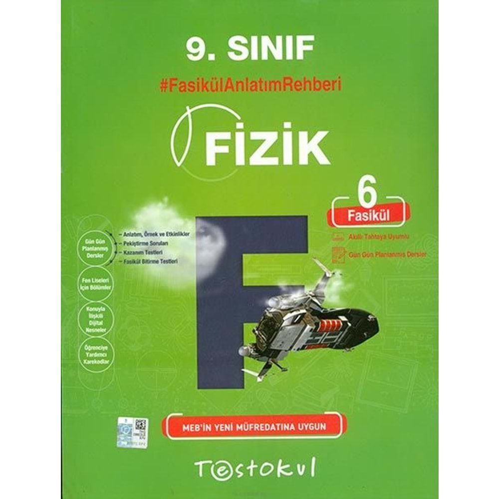 Testokul9.Snf. Fasikül Anlatım Rehberi / Fizik (6 Fasikül)
