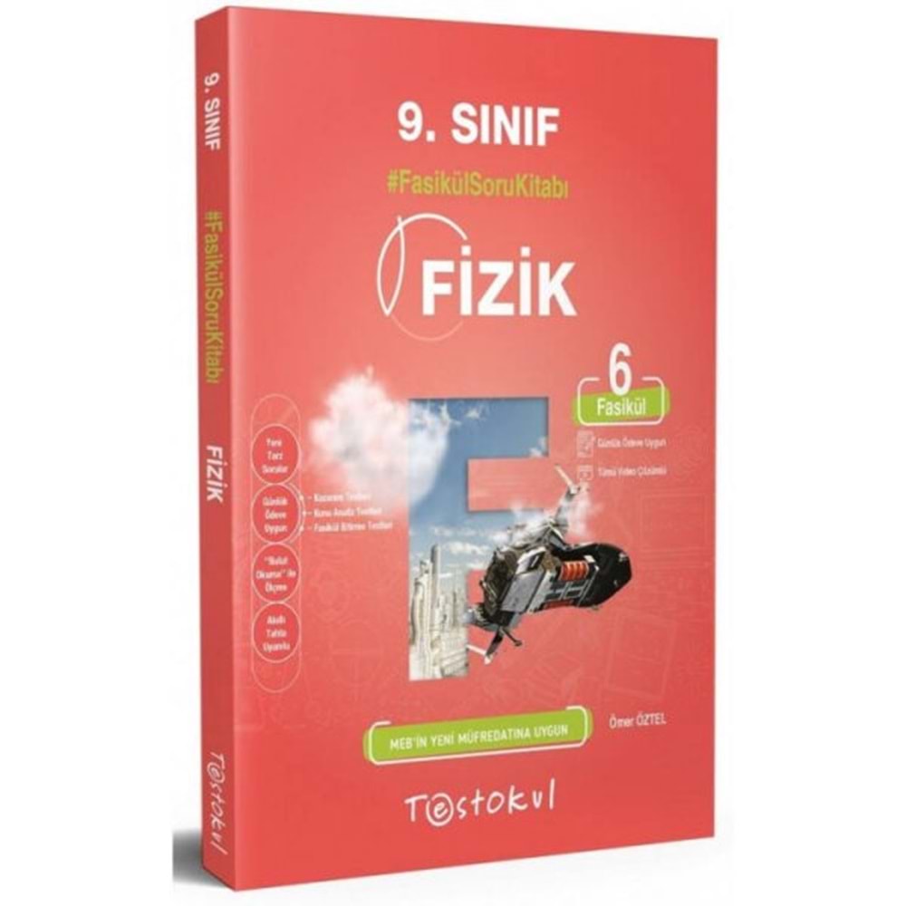 Testokul9.Snf. Fasikül Soru Kitabı / Fizik (6 Fasikül)