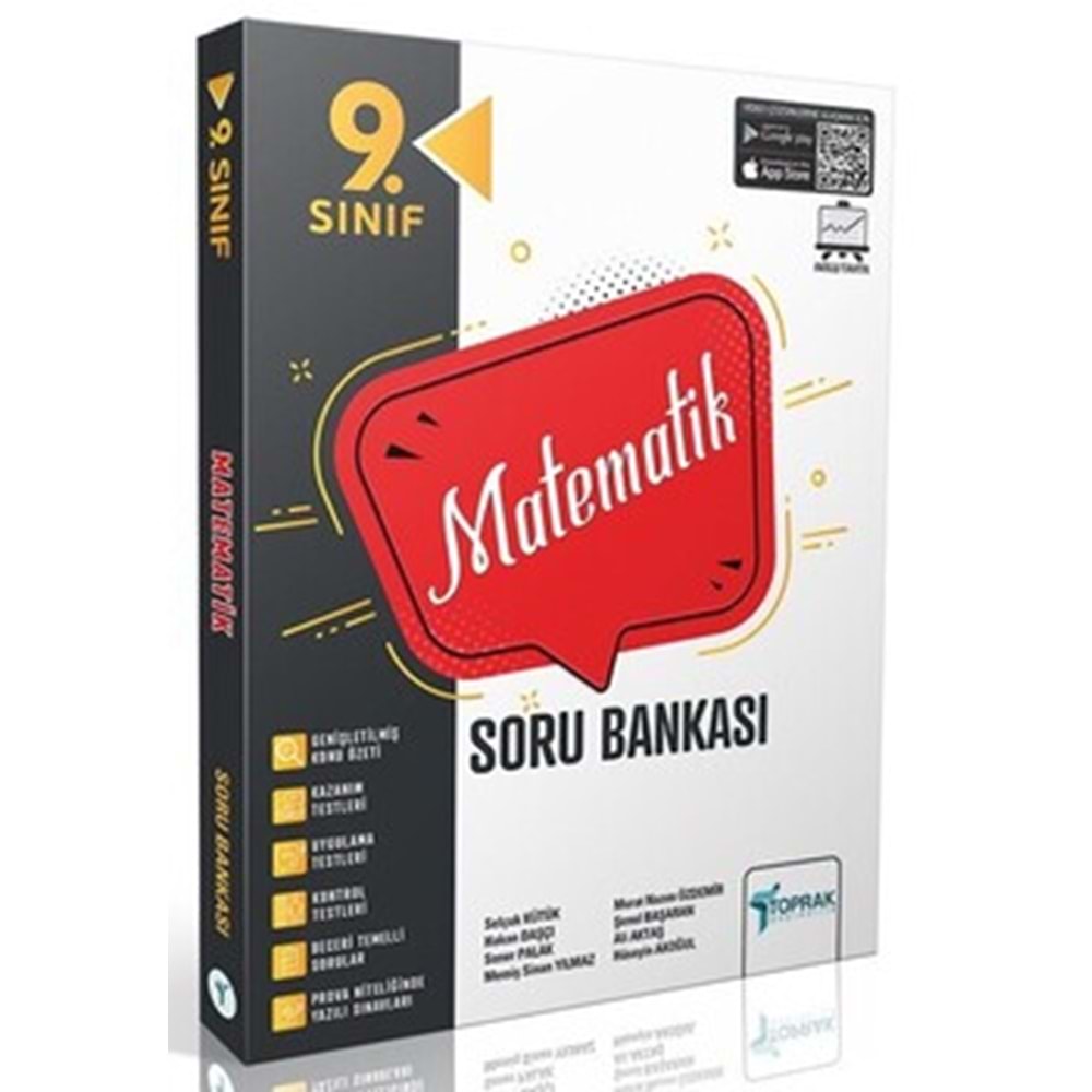Toprak 9. Sınıf Matematik Soru Bankası