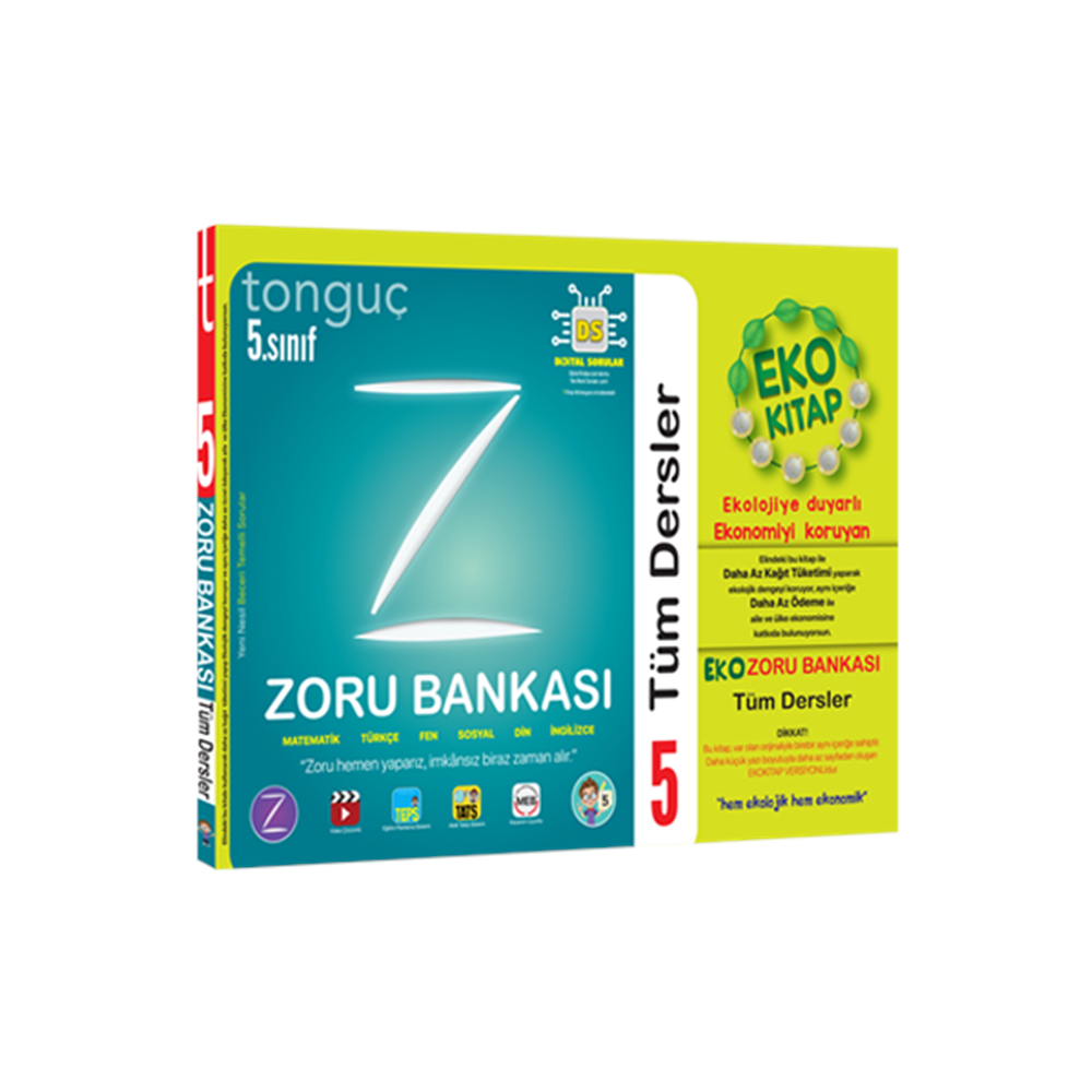 Tonguç Eko Kitap 5. Sınıf Zoru Bankası