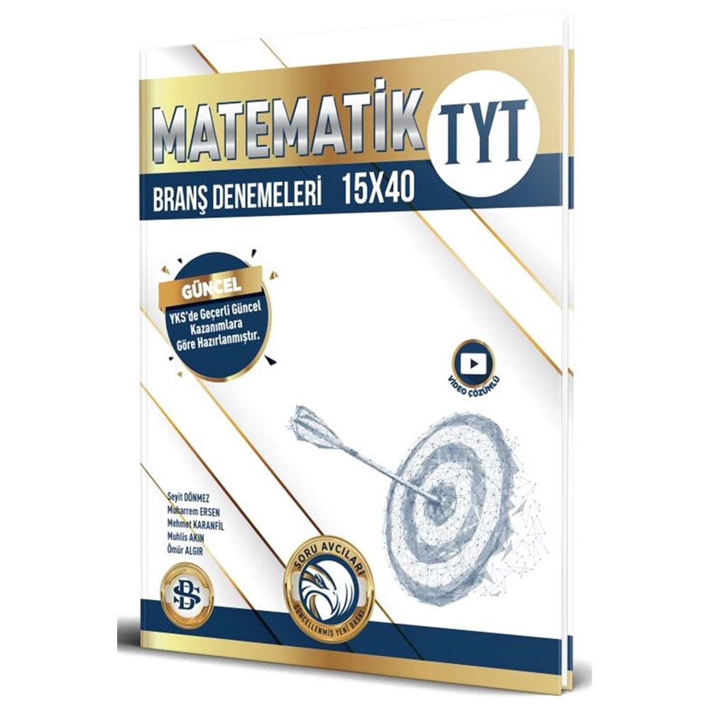 Bilgi Sarmal TYT Matematik Branş Denemeleri 15X40