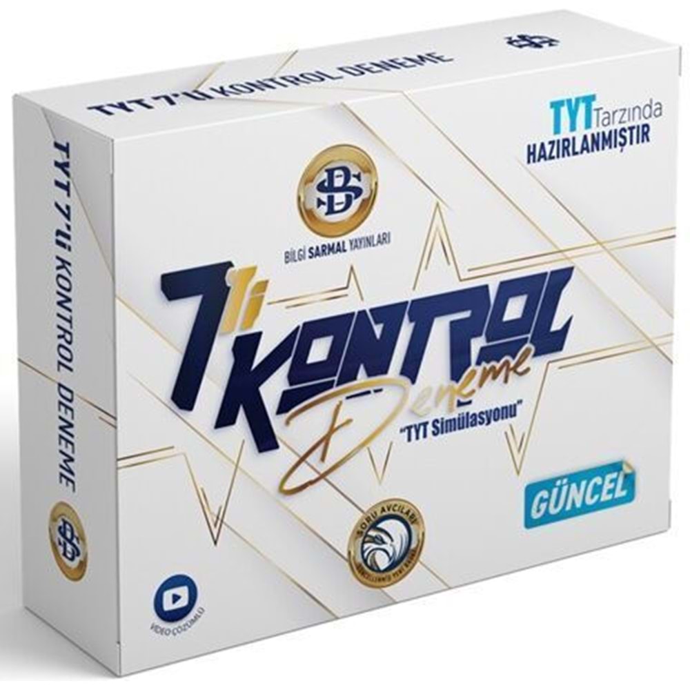 Bilgi Sarmal Yayınları Tyt Kontrol 7 Deneme