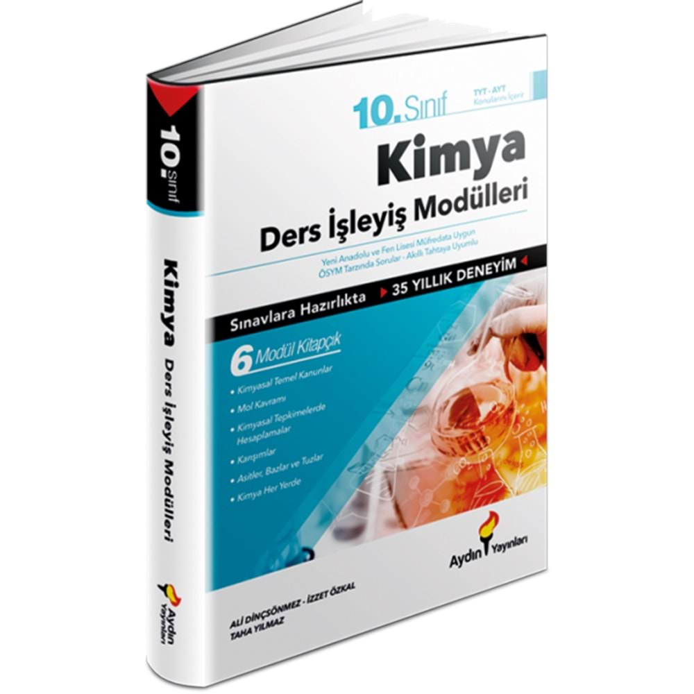 Aydın 10. Sınıf Kimya Ders İşleyiş Modülleri