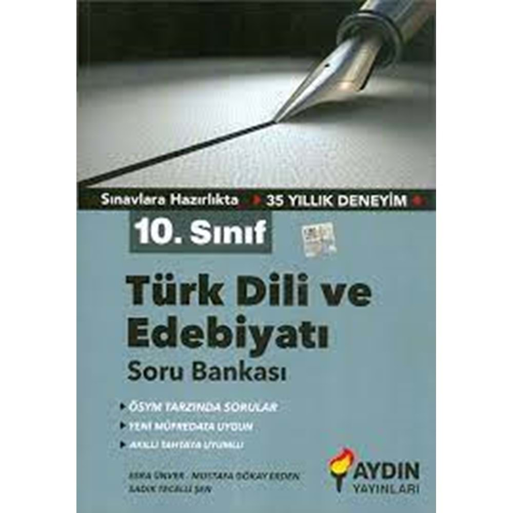 Aydın 10. Sınıf Türkdili ve Edebiyatı soru Bankası