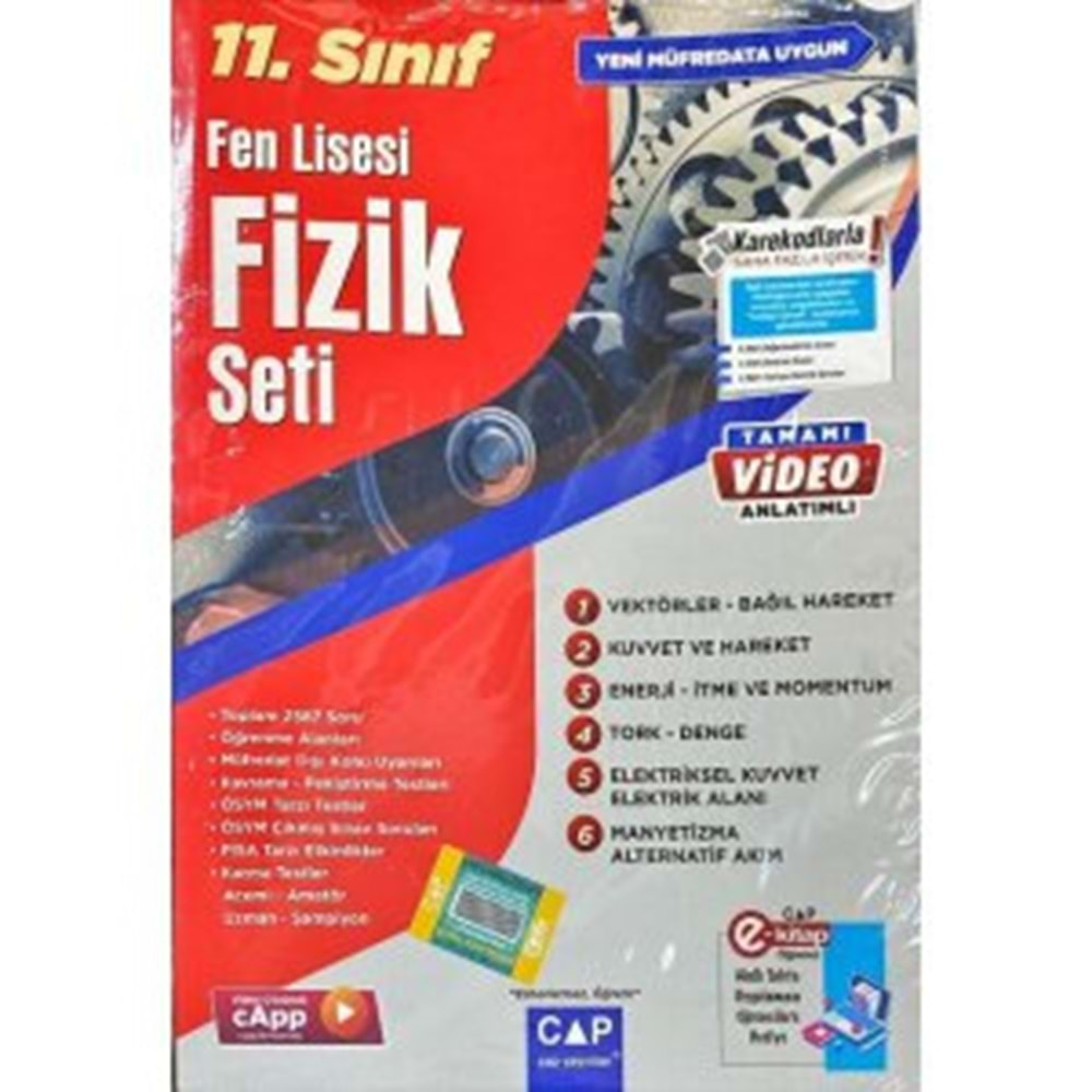 Çap 11. Sınıf Fizik Fasikül Seti Fen Lisesi