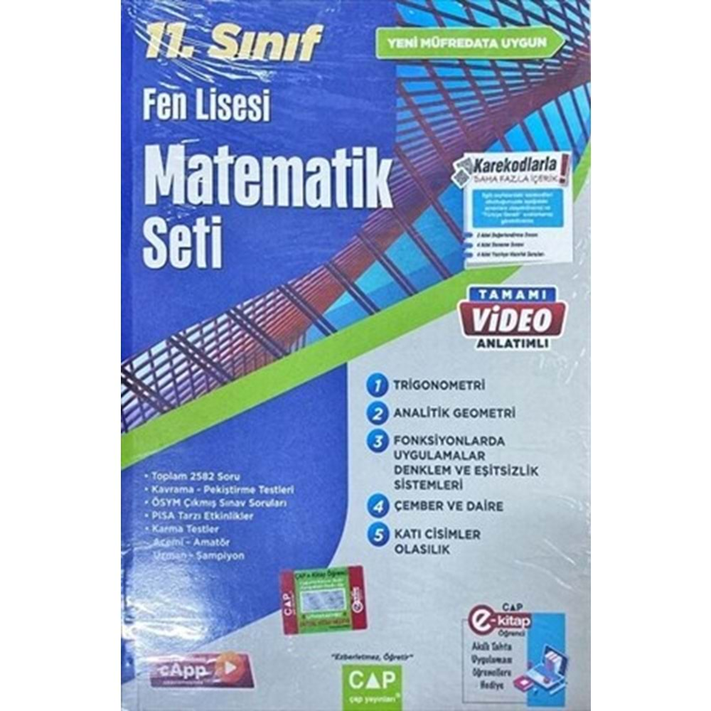 Çap 11. Sınıf Matematik Fasikül Seti Fen Lisesi