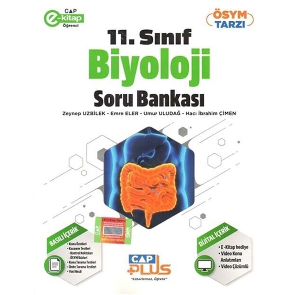 Çap Plus 11. Sınıf Biyoloji Soru Bankası