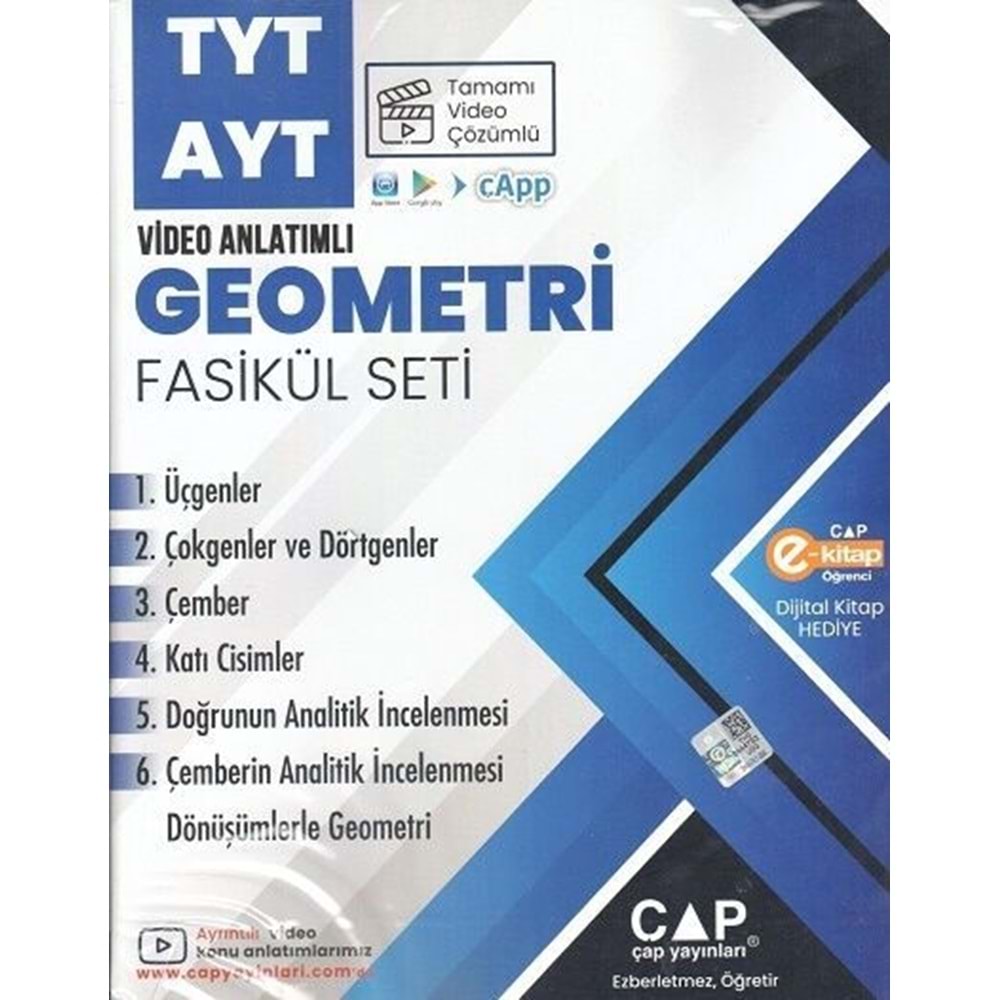 Çap TYT AYT Fasikül Set Geometri