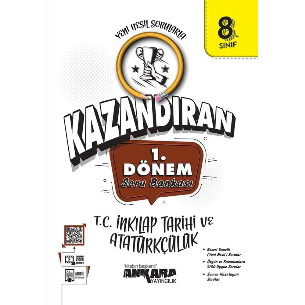 LGS Kazandıran 8.Sınıf 1.Dönem T.C İnkılap Tarihi Ve Atatürkçülük Soru Bankası