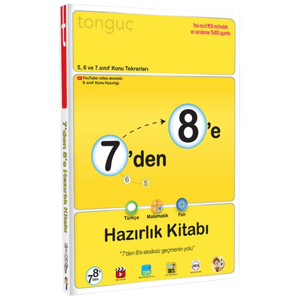 Tonguç 7 den 8 e Hazırlık Kitabı