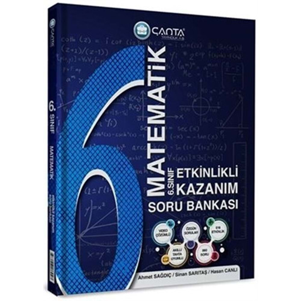 Çanta Zaman Ayarlı 6. Sınıf Matematik Kazanım Soru Bankası 2023