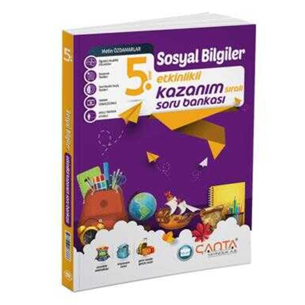 Çanta Yayınları 5. Sınıf Sosyal Bilgiler Etkinlikli Kazanım Sıralı Soru Bankası