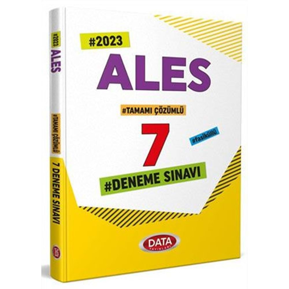 Data Tamamı Çözümlü Ales 7 li Deneme